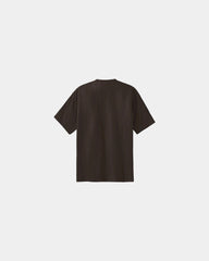 Custom heavyweight cotton essential T-shirt 6.1 oz - Dark Chocolate Brown