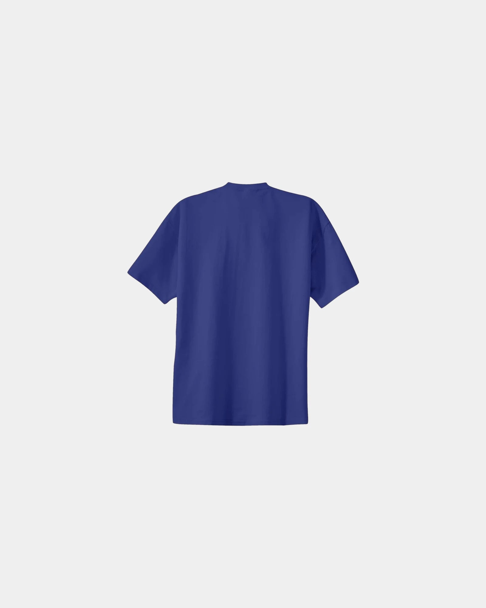 Custom heavyweight cotton essential T-shirt 6.1 oz - Deep Marine