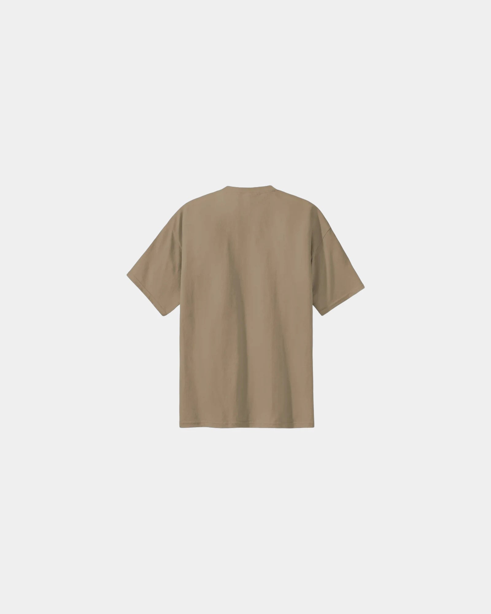 Custom heavyweight cotton essential T-shirt 6.1 oz - Sand