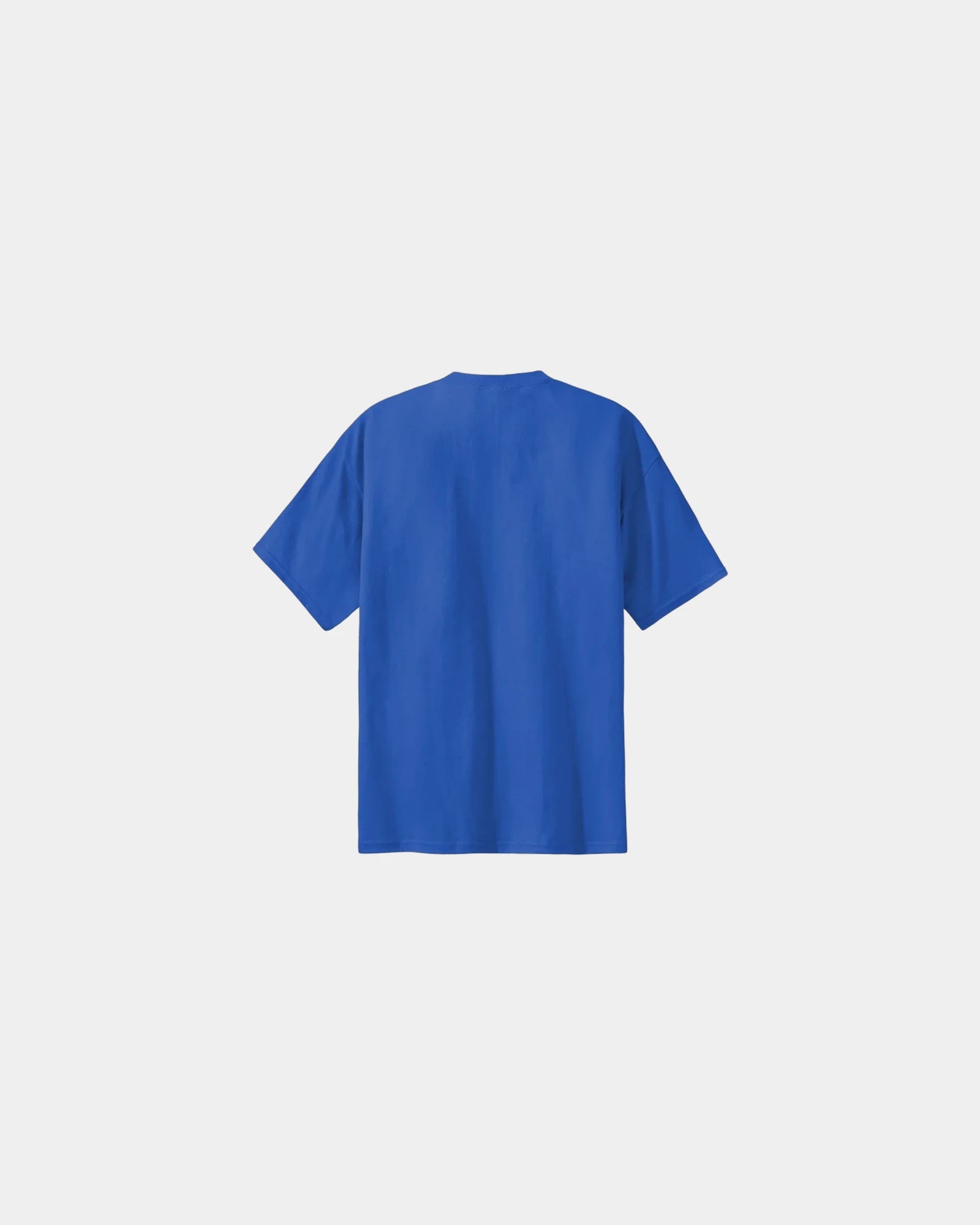 Custom heavyweight cotton essential T-shirt 6.1 oz - Royal Blue