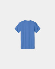Custom heavyweight cotton essential T-shirt 6.1 oz - Ultra Marine