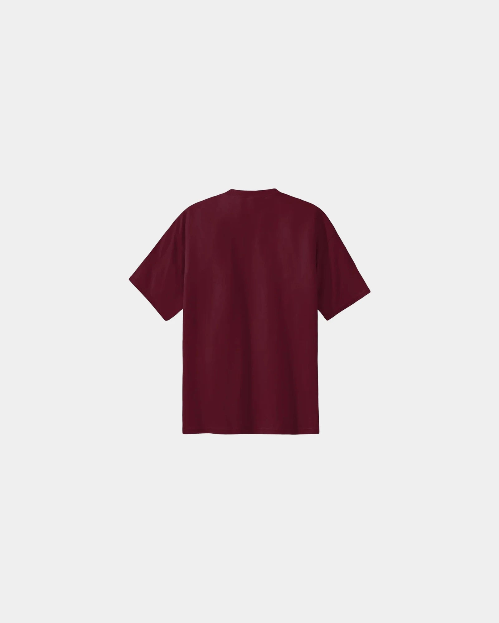 Custom heavyweight cotton essential T-shirt 6.1 oz - Cardinal