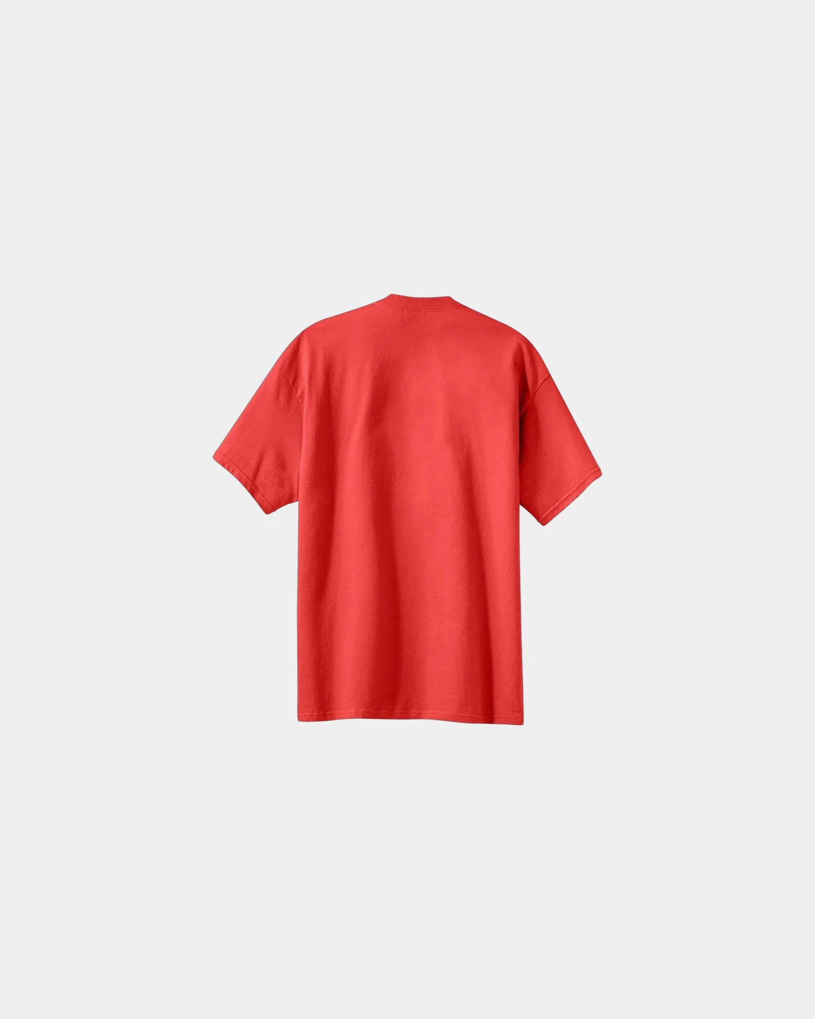 Custom heavyweight cotton essential T-shirt 6.1 oz - Fiery Red