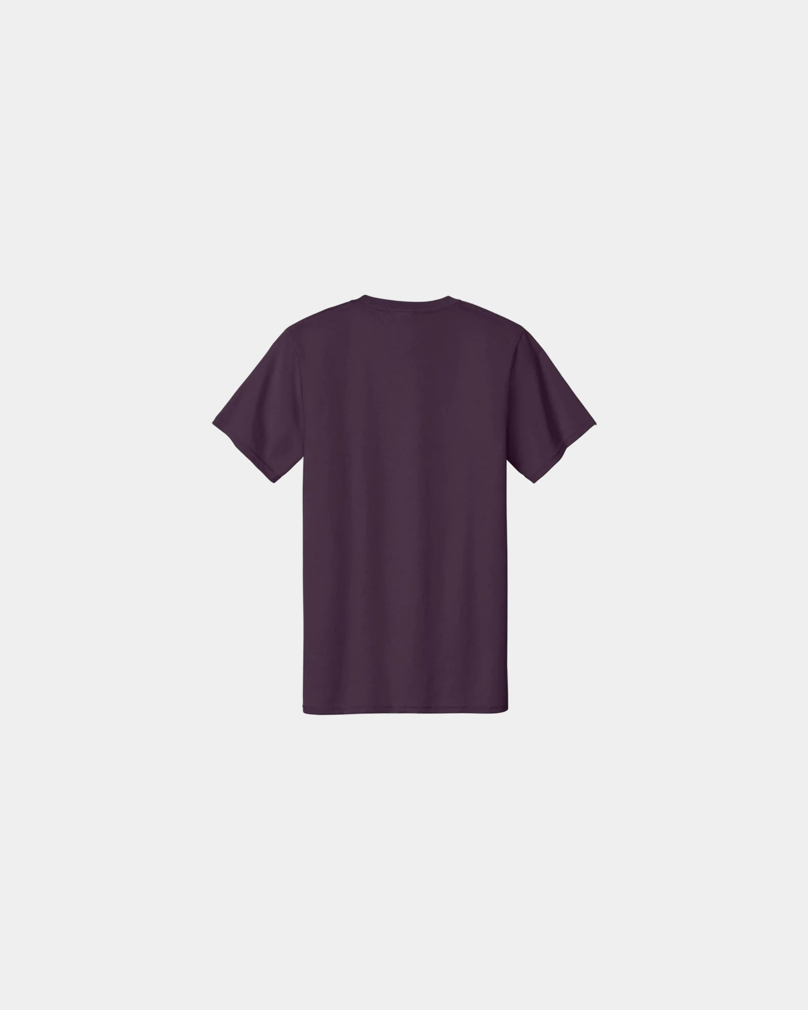 Custom heavyweight cotton essential T-shirt 6.1 oz - Eggplant