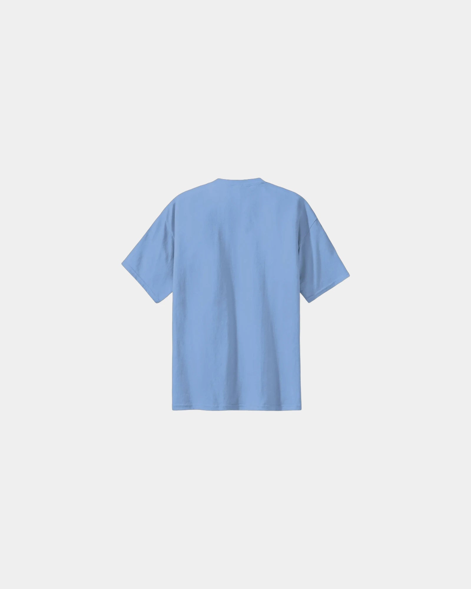 Custom heavyweight cotton essential T-shirt 6.1 oz - Light Blue