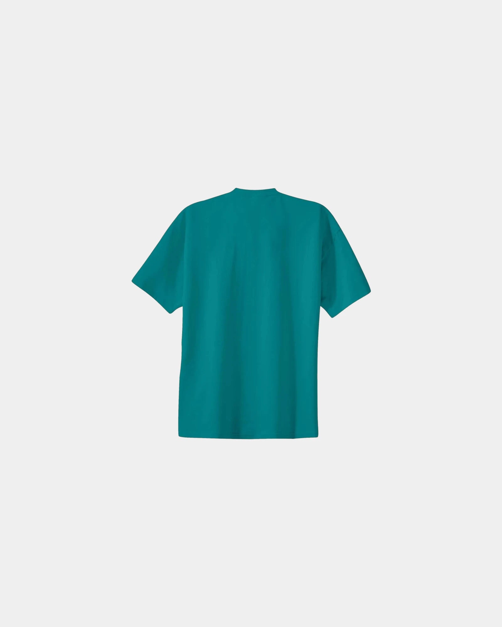 Custom heavyweight cotton essential T-shirt 6.1 oz - Jade Green
