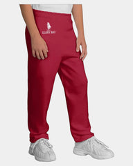 Custom fleece youth sweatpants for teams and events - Red