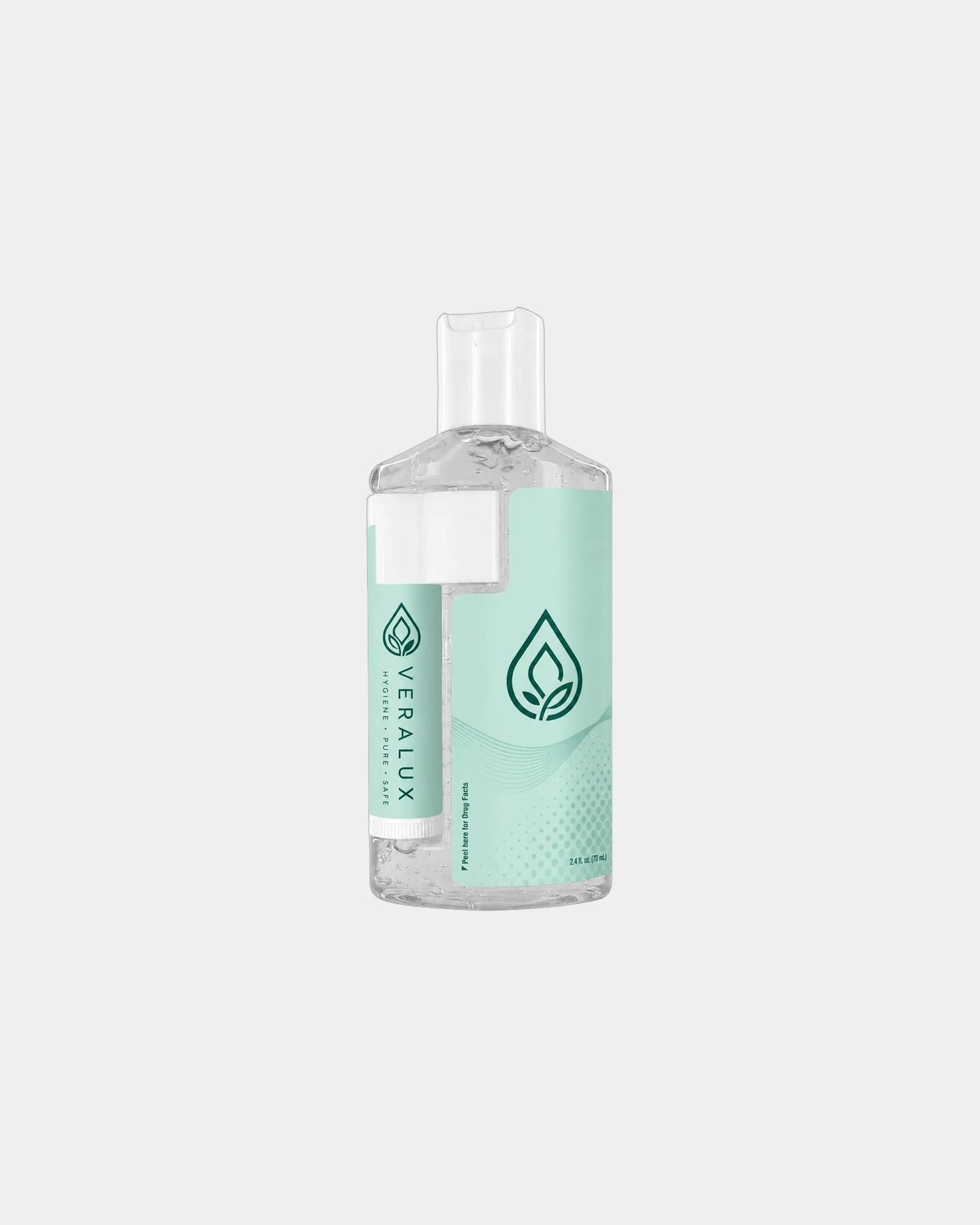 Custom sanitizer & SPF lip balm duo 2 oz combo set - White