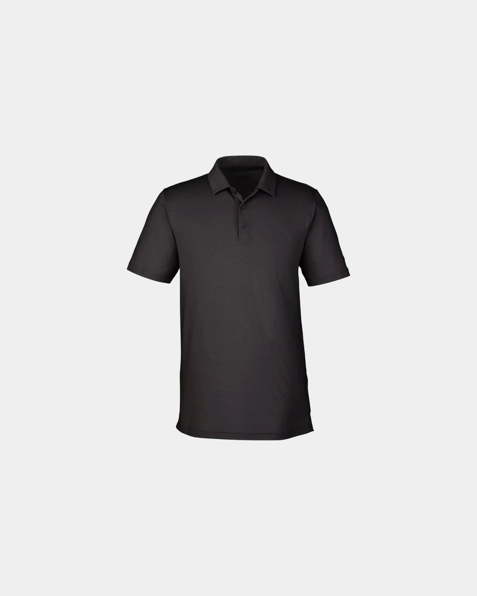 Custom moisture-wicking men's polo with UPF 30+ protection - Puma Black