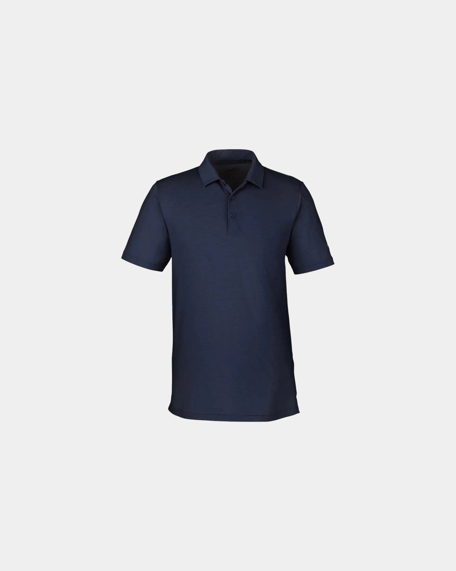 Custom moisture-wicking men's polo with UPF 30+ protection - Navy Blazer