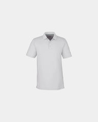 Custom moisture-wicking men's polo with UPF 30+ protection - High Rise