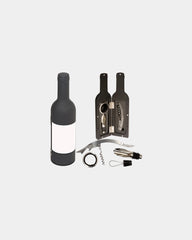 Custom stainless steel wine tool set with magnetic case - 1