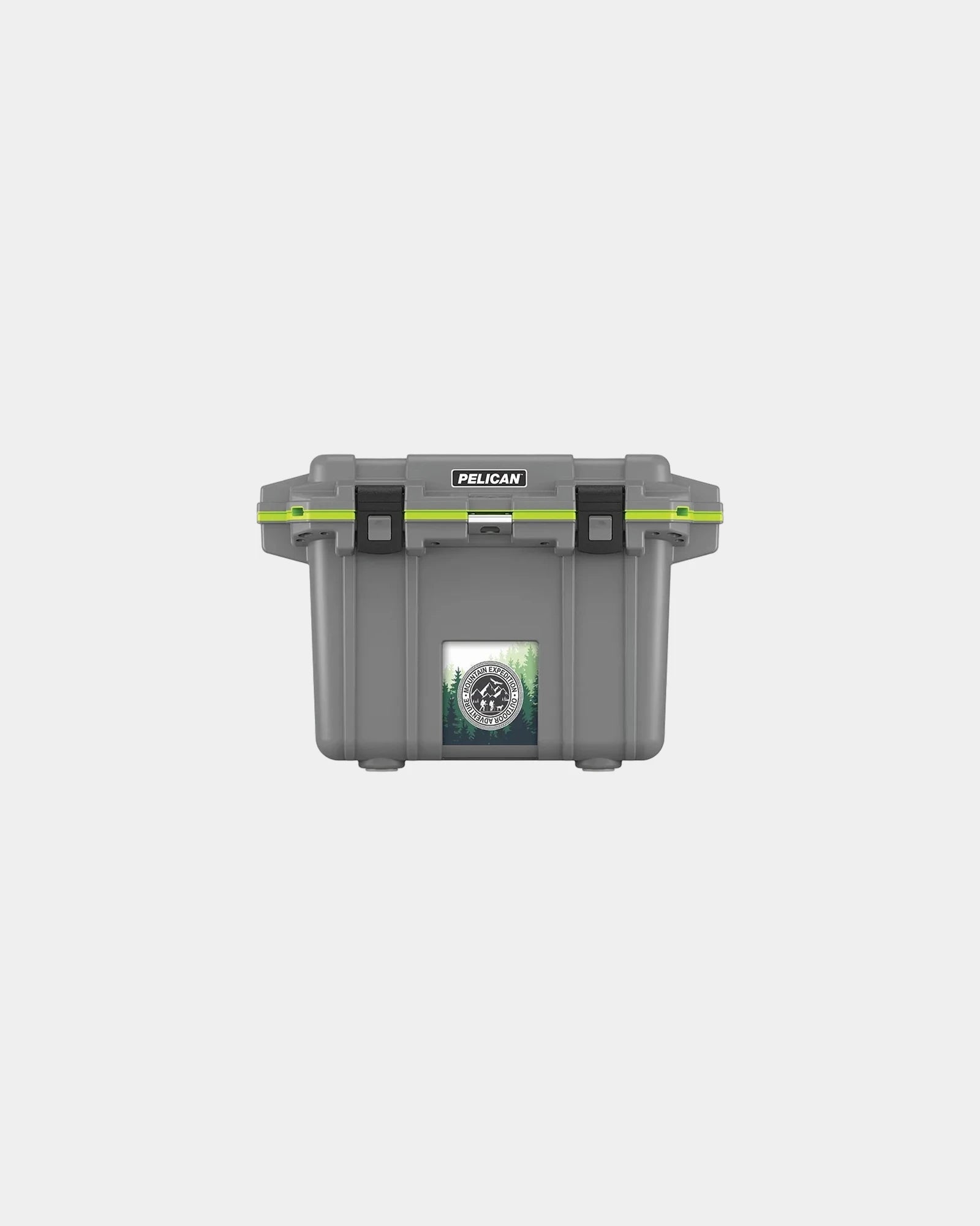 Promotional 50-qt insulated cooler with lock hasp - Smoke