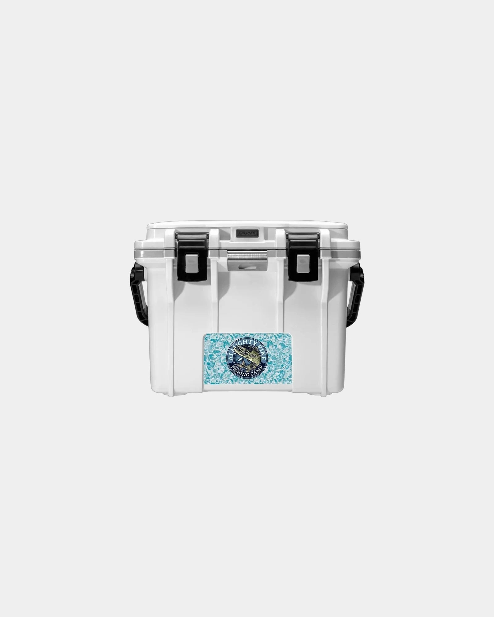 Custom polyurethane 14-qt personal cooler for teams - White