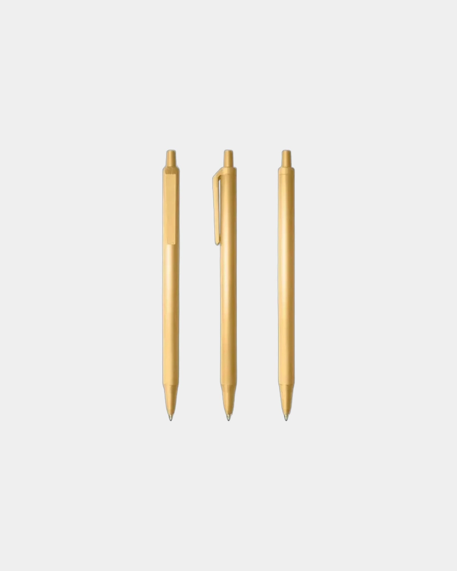 Custom retractable ballpoint pen BIC Clic Stic - Cream