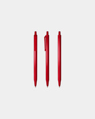 Custom retractable ballpoint pen BIC Clic Stic - Red