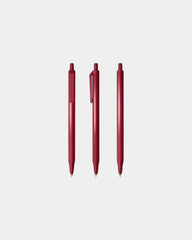 Custom retractable ballpoint pen BIC Clic Stic - Burgundy