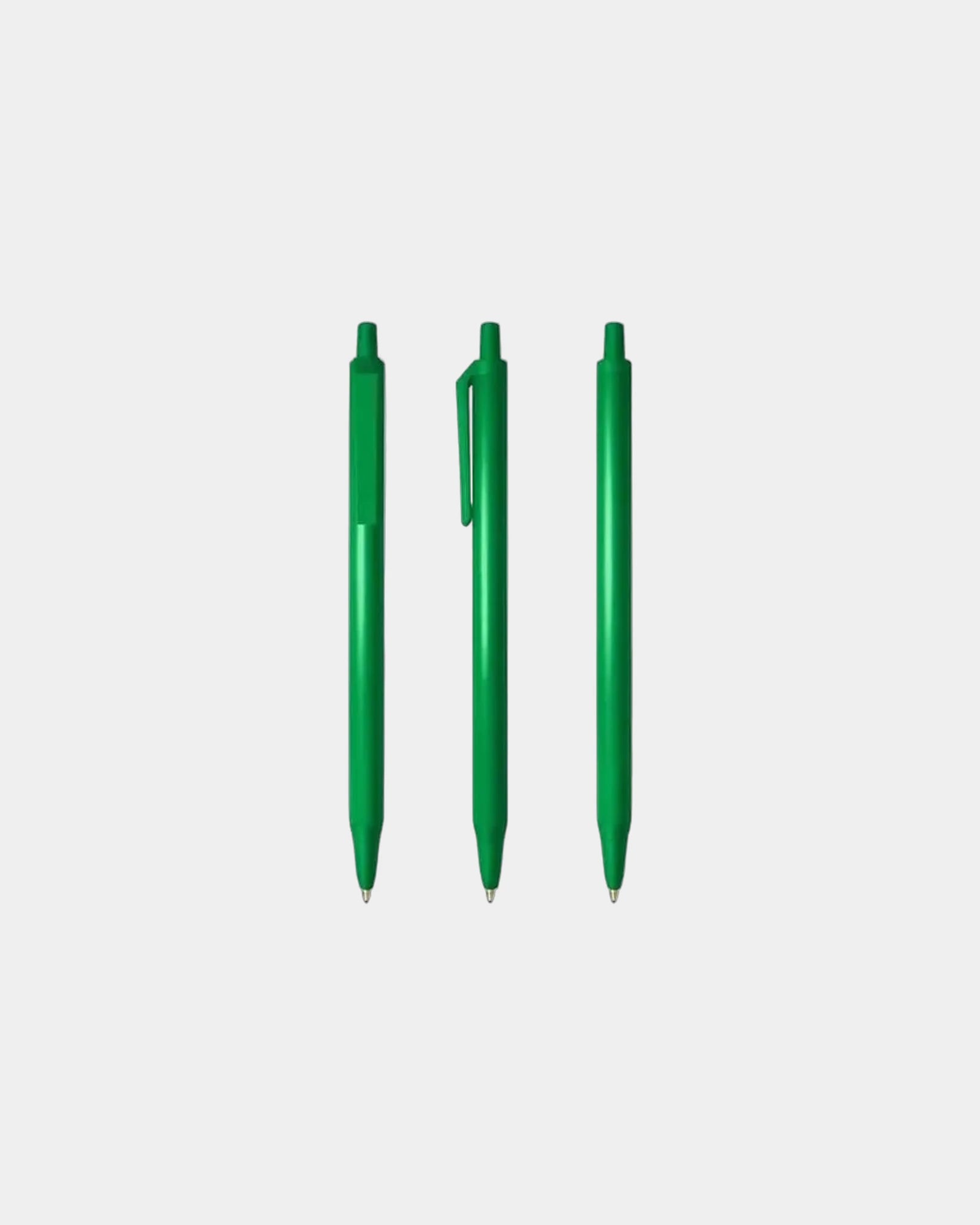 Custom retractable ballpoint pen BIC Clic Stic - Green