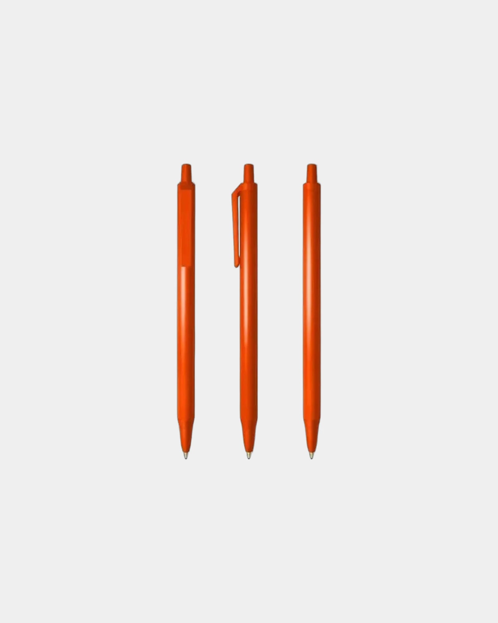 Custom retractable ballpoint pen BIC Clic Stic - Orange
