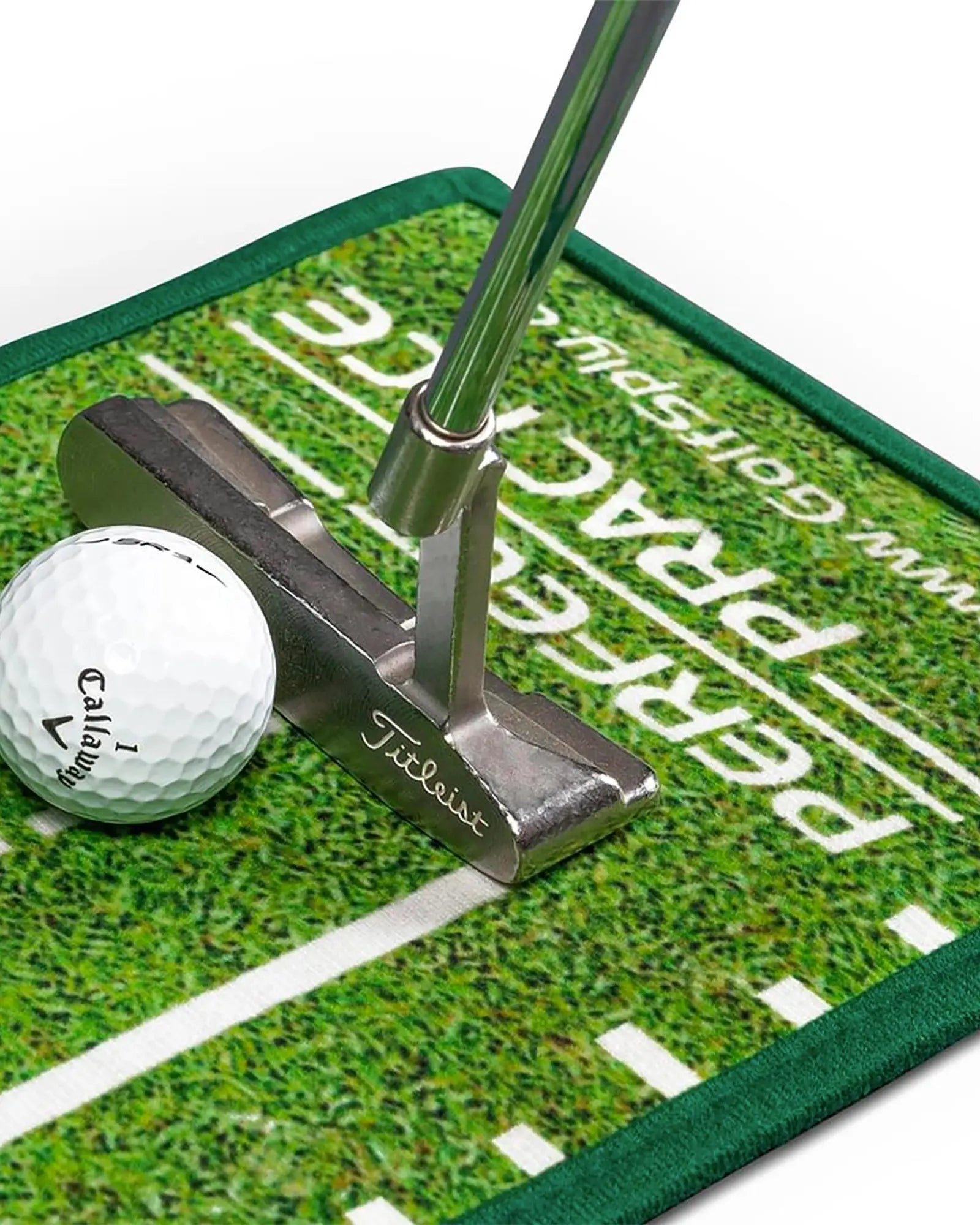 Custom 8-ft putting mat with auto ball return - 9