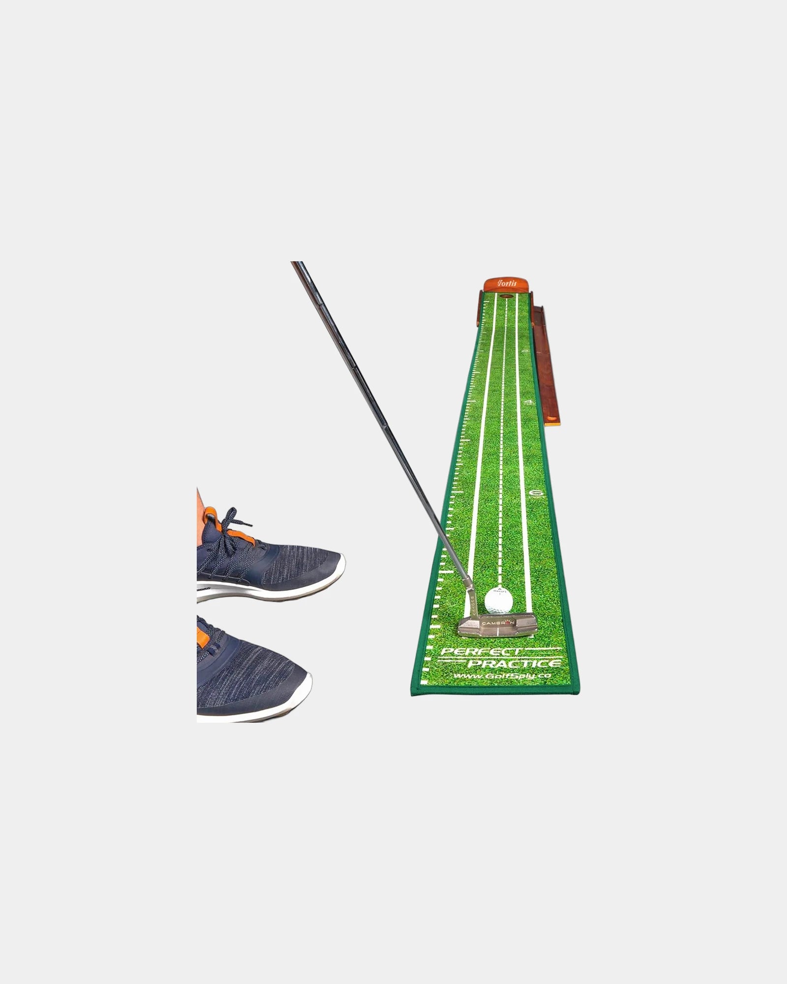 Custom 8-ft putting mat with auto ball return - 4