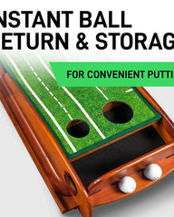 Custom 9 ft 6 in putting mat with crystal velvet surface - 6