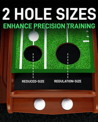 Custom 9 ft 6 in putting mat with crystal velvet surface - 7