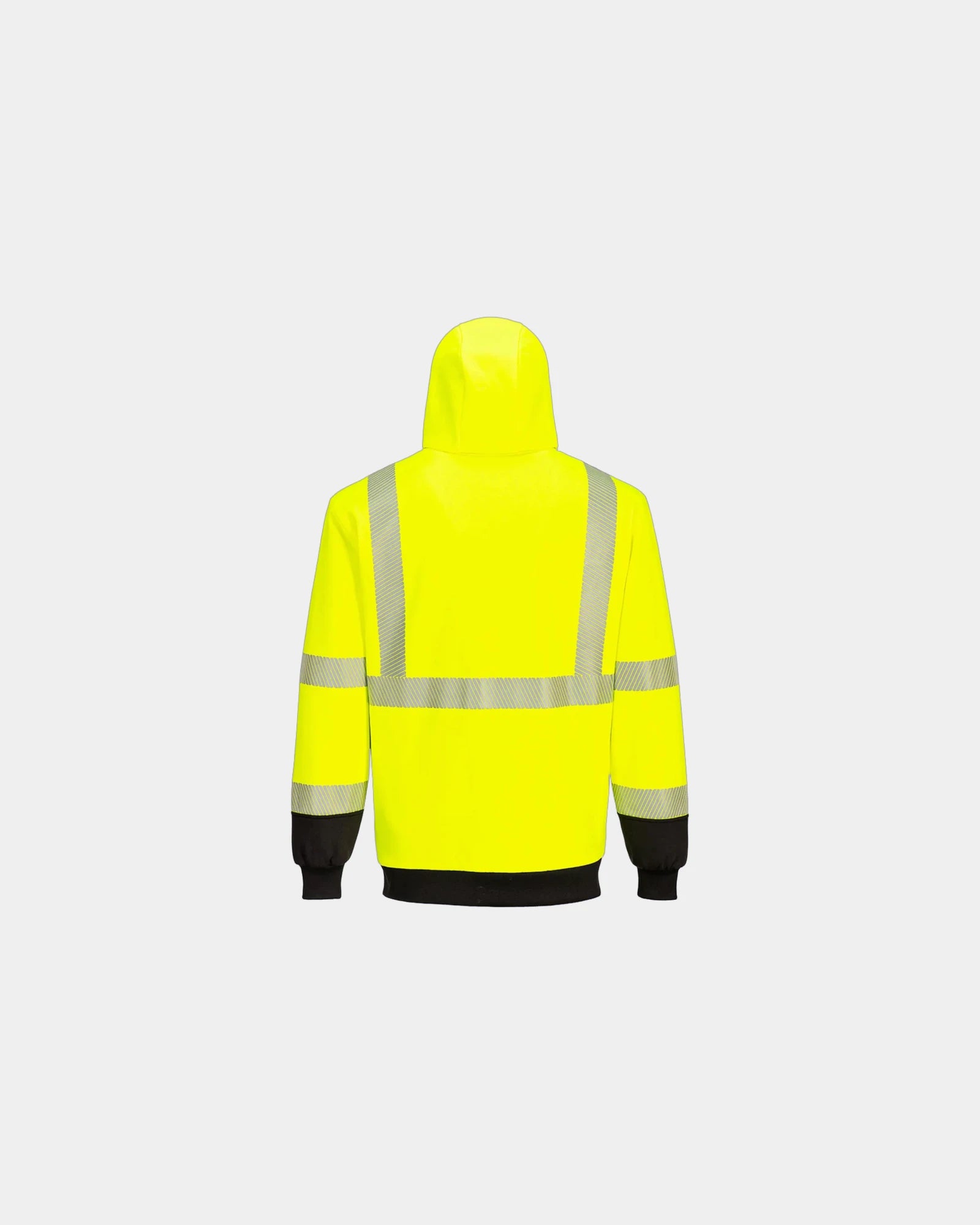 Custom hi-vis Portwest zipped UV winter hoodie - 2