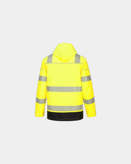 Custom waterproof hi-vis Portwest 5-in-1 jacket - 1