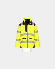 Custom waterproof hi-vis Portwest 5-in-1 jacket - 2