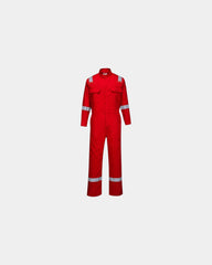 Custom flame-resistant Portwest Bizflame Iona coverall - Red