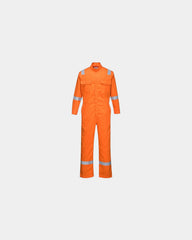 Custom flame-resistant Portwest Bizflame Iona coverall - Orange