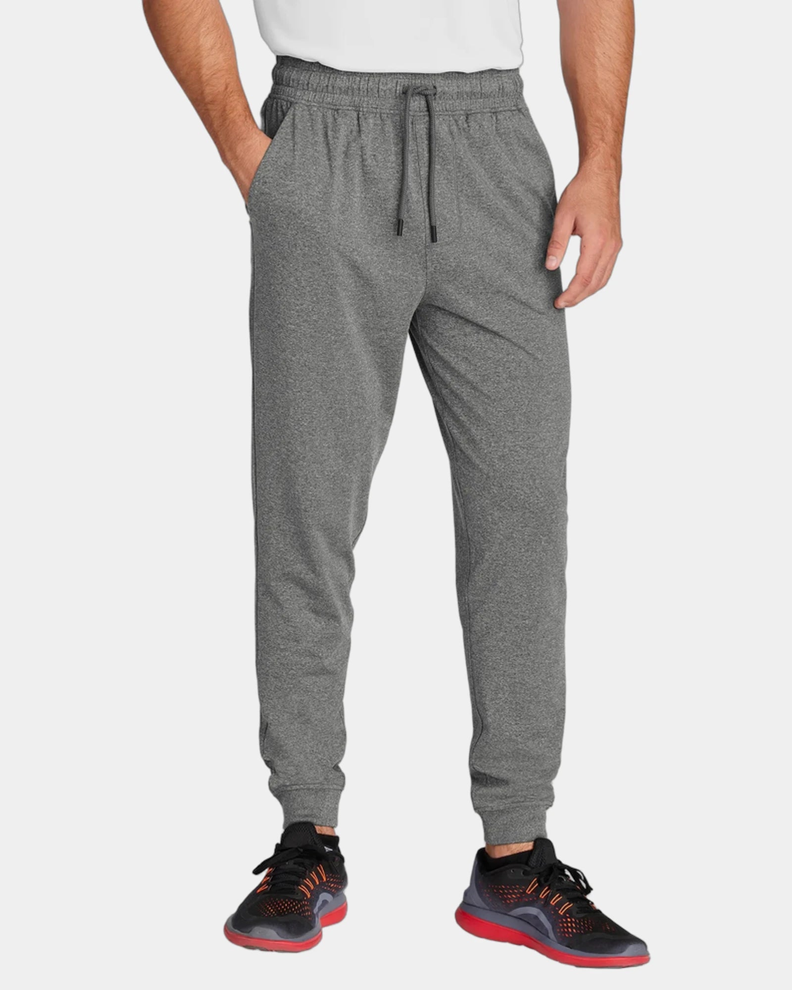 Custom moisture-wicking Sport-Tek Sport-Wick Jogger - Charcoal Grey Heather