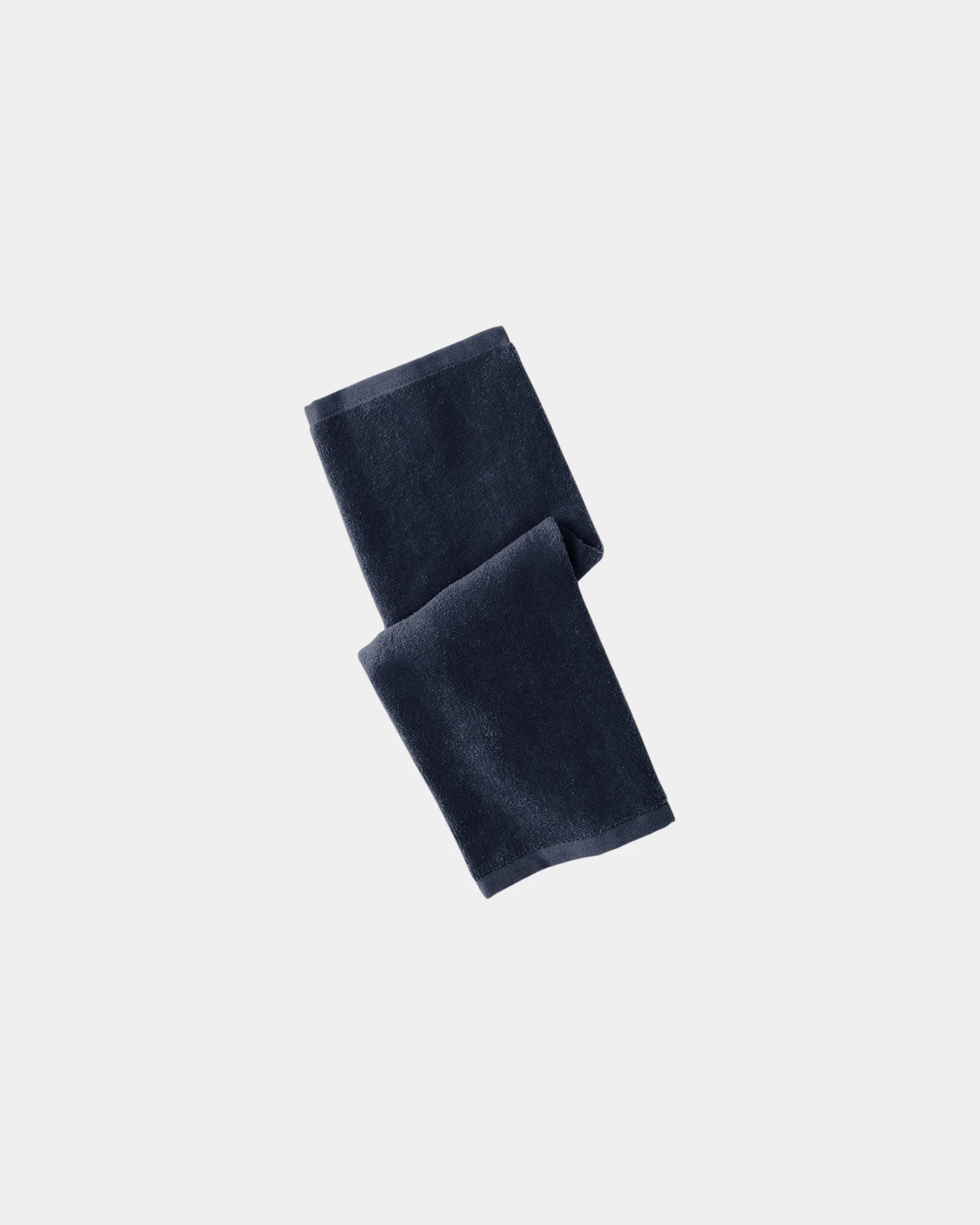 Custom cotton terry Port Authority Hemmed Towel - Navy