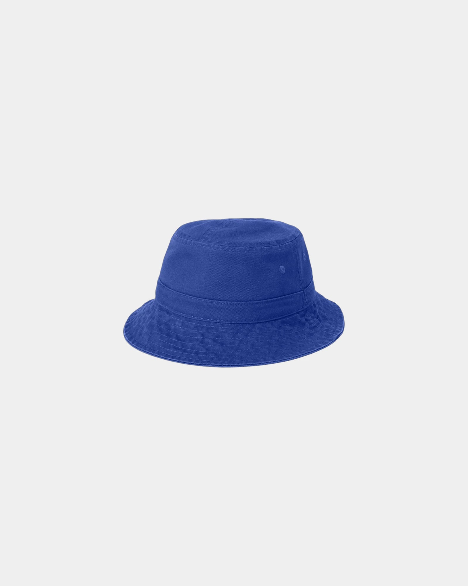 Custom cotton twill Port Authority bucket hat - Royal