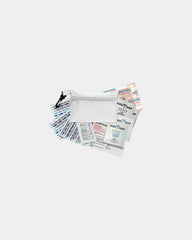 Custom RPET 16-piece zip pouch first aid kit - White
