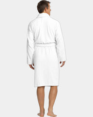 Custom cotton Port Authority Checkered Terry robe - 1