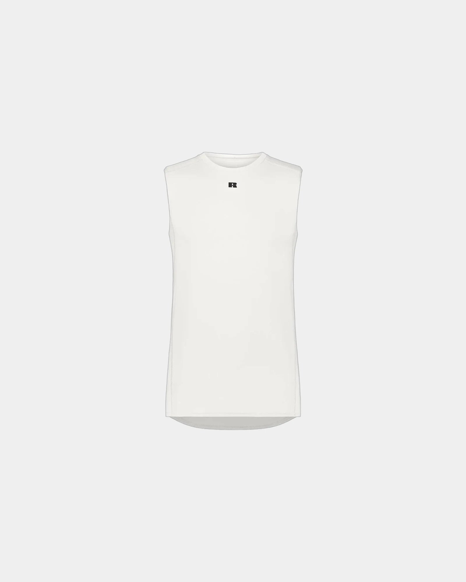 Custom compression tank top Russell Athletic CoolCore - White