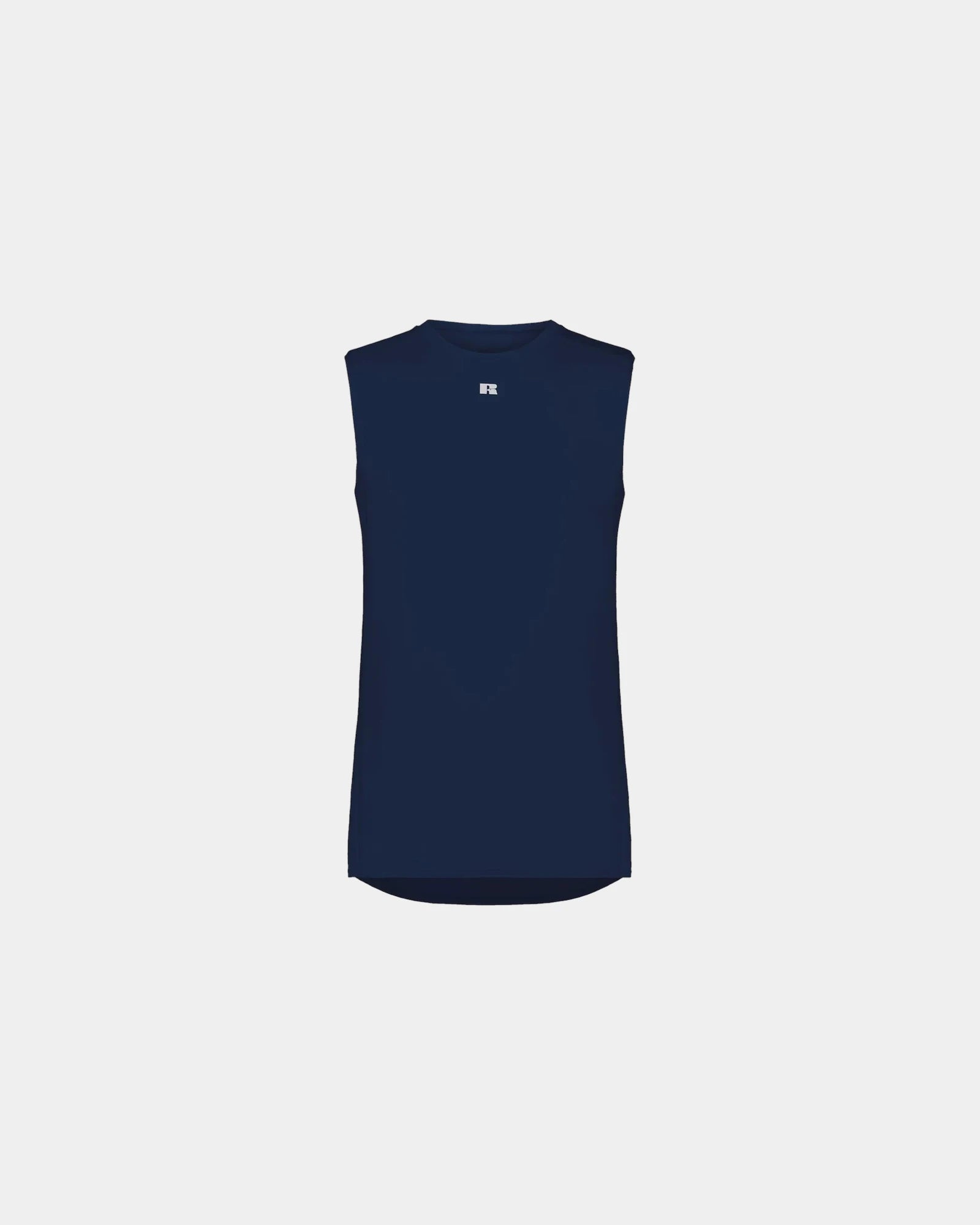 Custom compression tank top Russell Athletic CoolCore - Navy