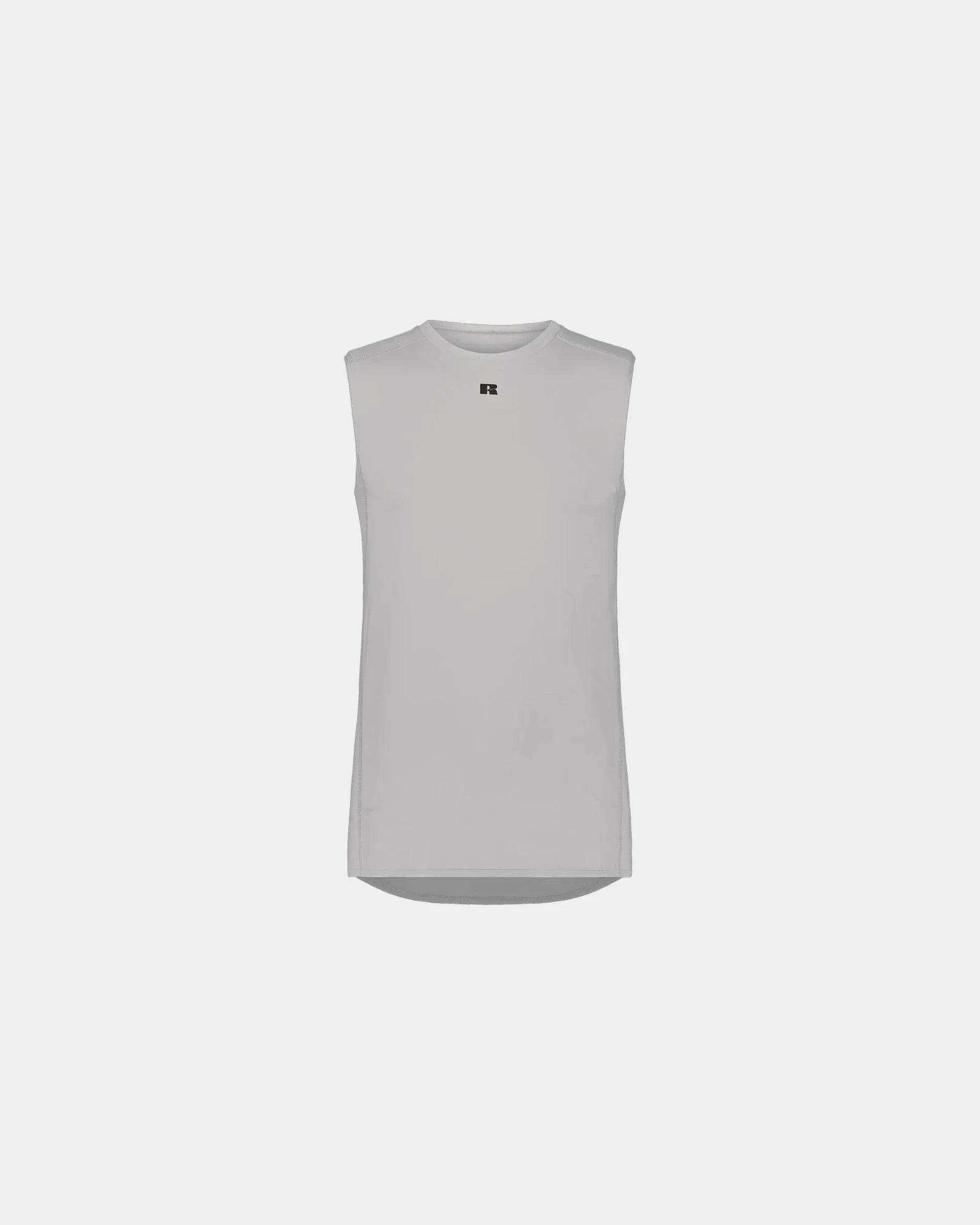 Custom compression tank top Russell Athletic CoolCore - Grid Iron Silver