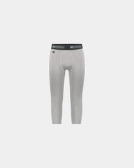 Custom moisture-wicking Russell Athletic Compression Tights - Grid Iron Silver