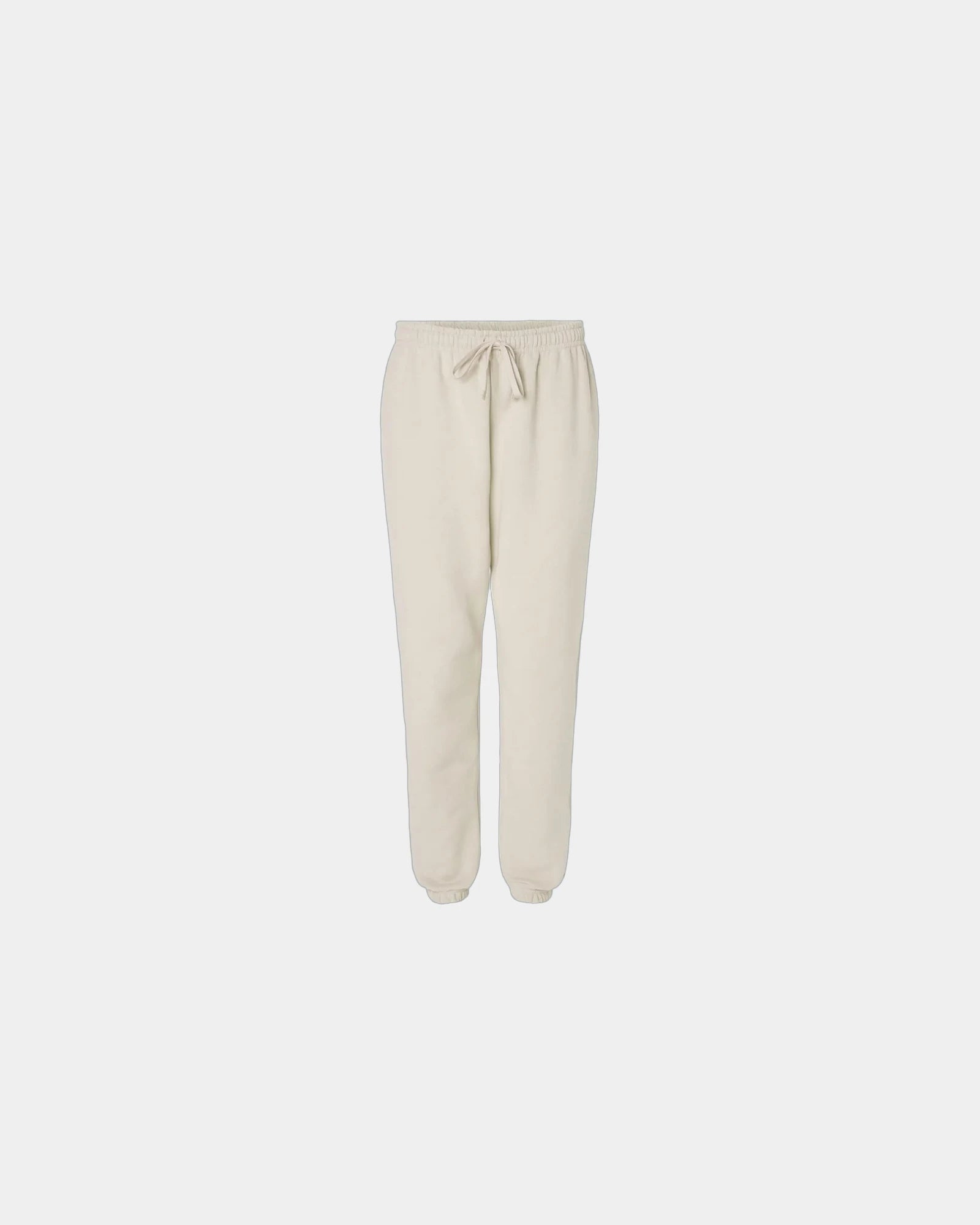 Custom recycled polyester fleece sweatpants for teams - Bone