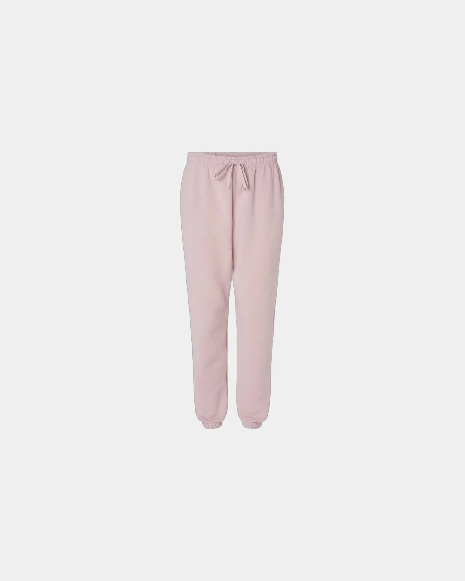 Custom recycled polyester fleece sweatpants for teams - Blush