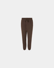 Custom recycled polyester fleece sweatpants for teams - Brown