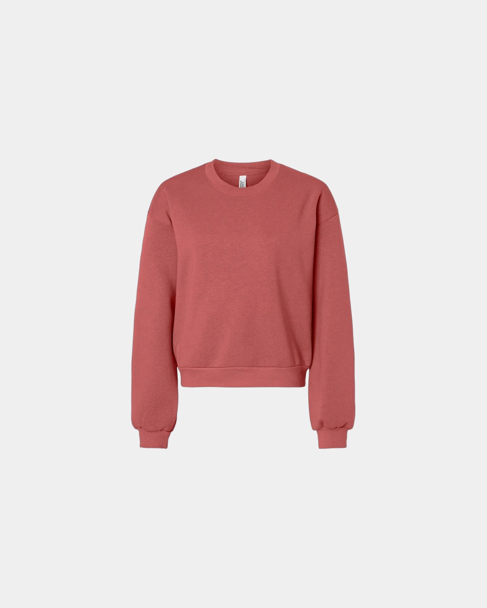 Custom recycled fleece women's crewneck sweatshirt - Canyon