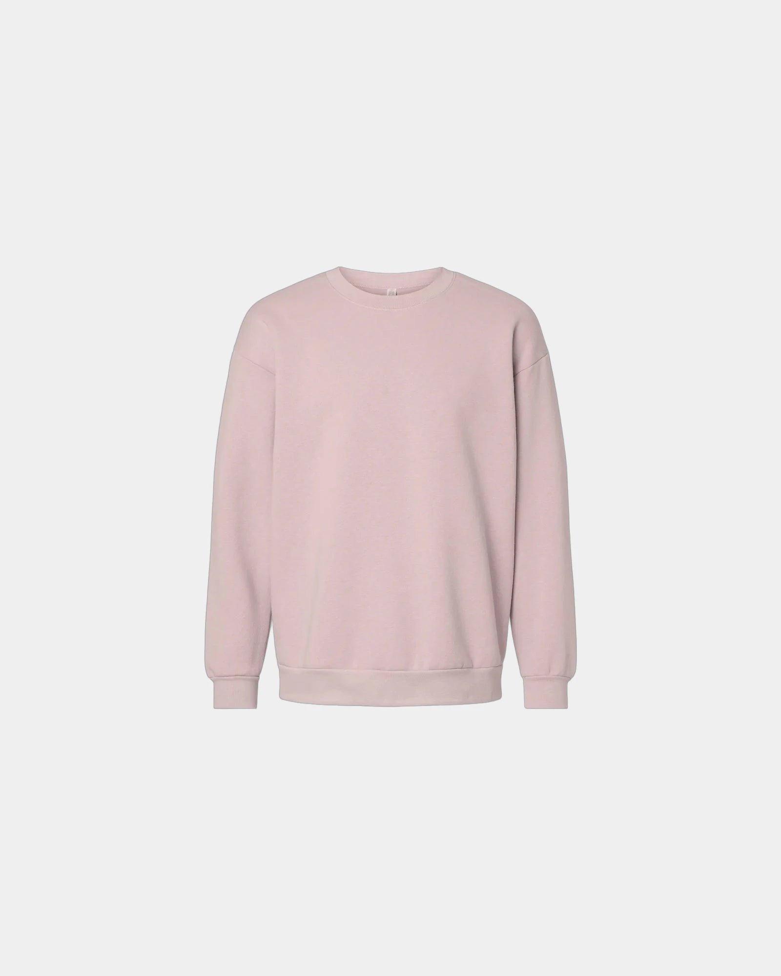 Custom recycled fleece crewneck sweatshirt unisex - Blush