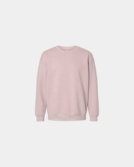 Custom recycled fleece crewneck sweatshirt unisex - Blush