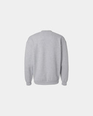 Custom recycled fleece crewneck sweatshirt unisex - Heather Grey
