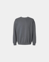 Custom recycled fleece crewneck sweatshirt unisex - Asphalt
