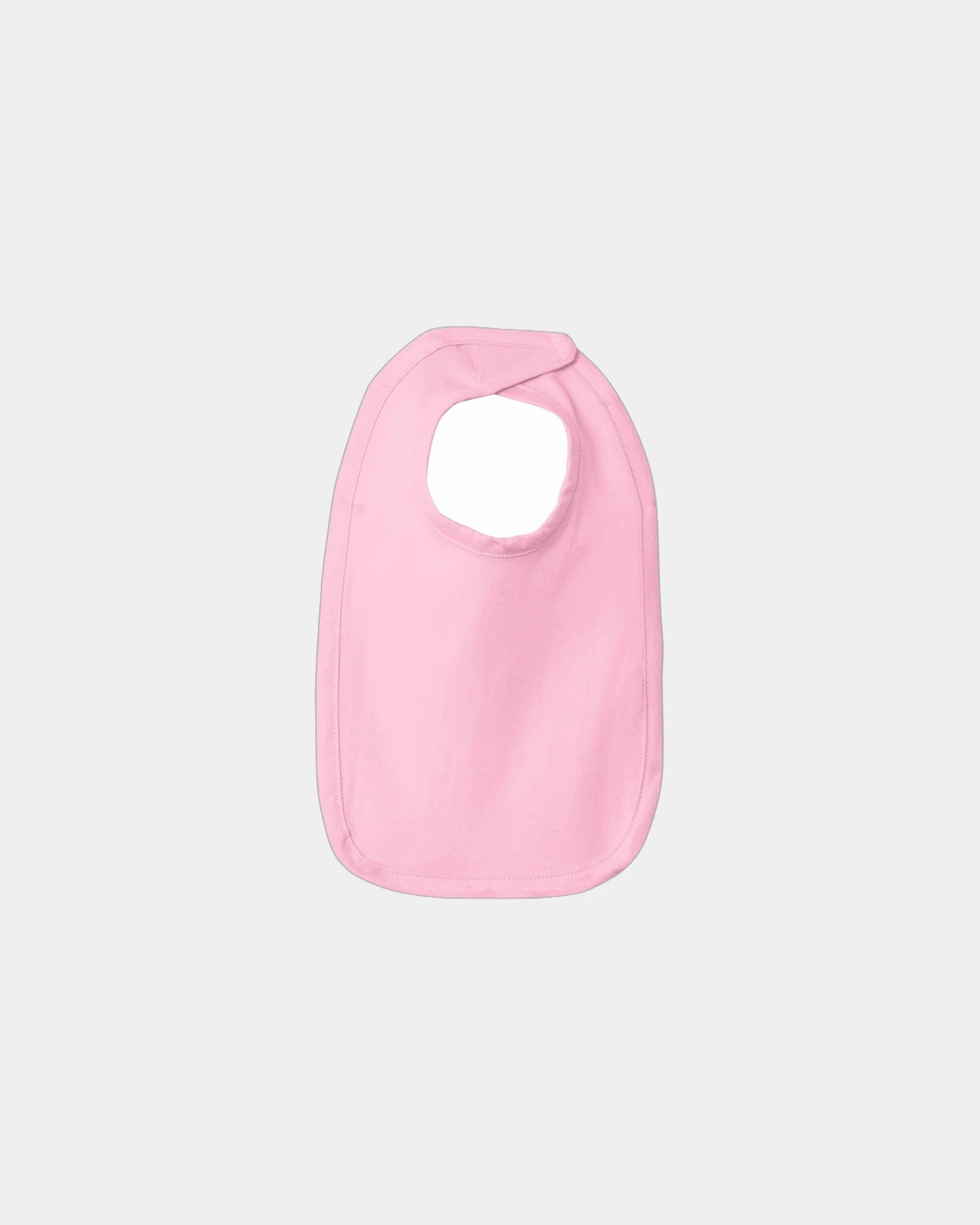Custom premium jersey cotton infant bib - Pink